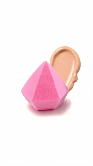 Eponge a fond de teint black pink